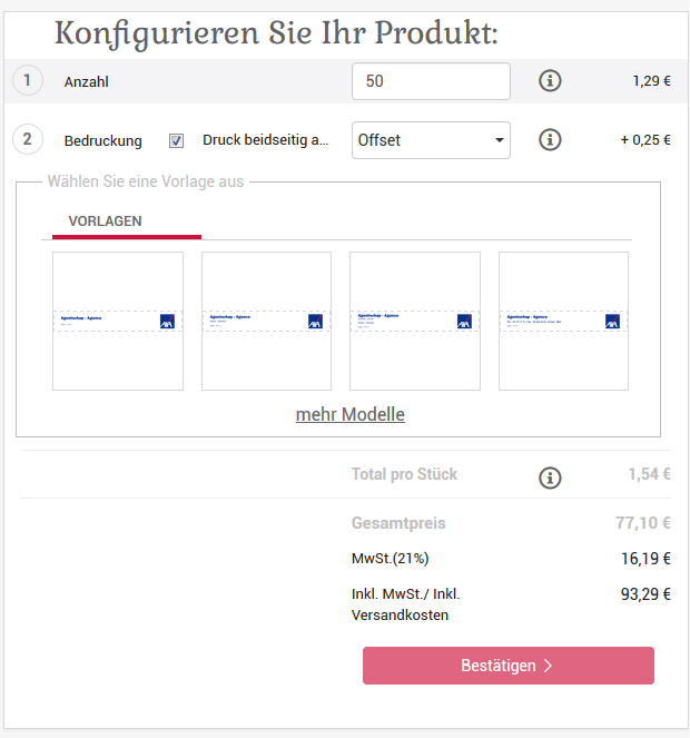 Produktpersonalisierungsmodul
